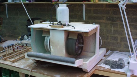 our home made cabachon machine