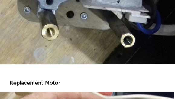 Evans CR2 original and replacement motors